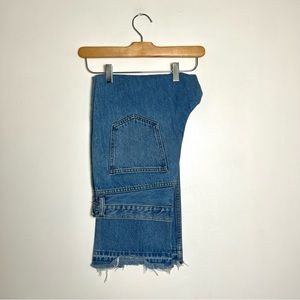 Free People Cropped Mom Jeans